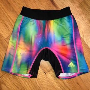 Adidas Sliding softball shorts girls size small